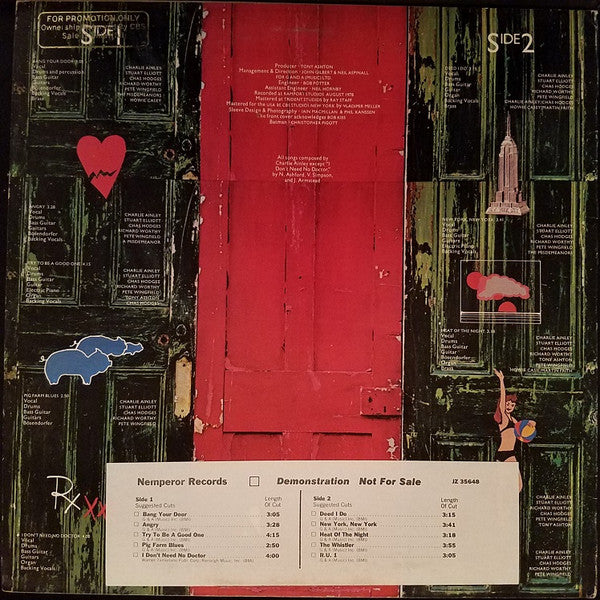 Charlie Ainley : Bang Your Door (LP, Album, Promo, Pit)