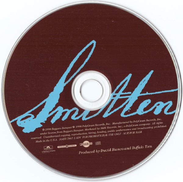 Buffalo Tom : Smitten (CD, Advance, Album, Promo)