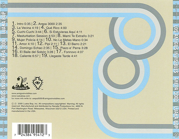 Los Amigos Invisibles : Arepa 3000 - A Venezuelan Journey Into Space (CD, Album)
