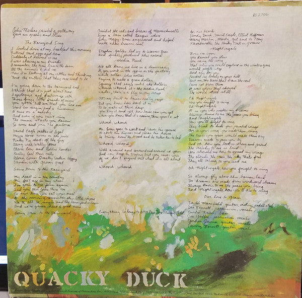 Quacky Duck And His Barnyard Friends : Media Push (LP, Album, Promo, San)
