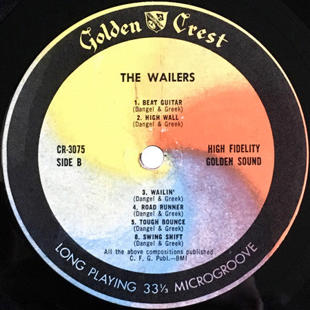 The Wailers (2) : The Wailer's Wail (LP, Album, Mono, RE)