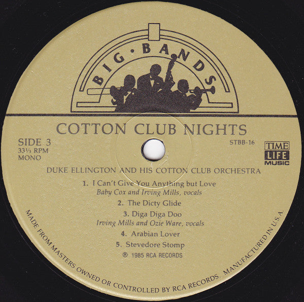 Duke Ellington And His Cotton Club Orchestra : Big Bands: Cotton Club Nights (2xLP, Comp, Mono, Hal + Box)