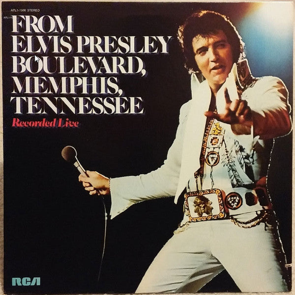 Elvis Presley : From Elvis Presley Boulevard, Memphis, Tennessee (LP, Album, RE, Bla)