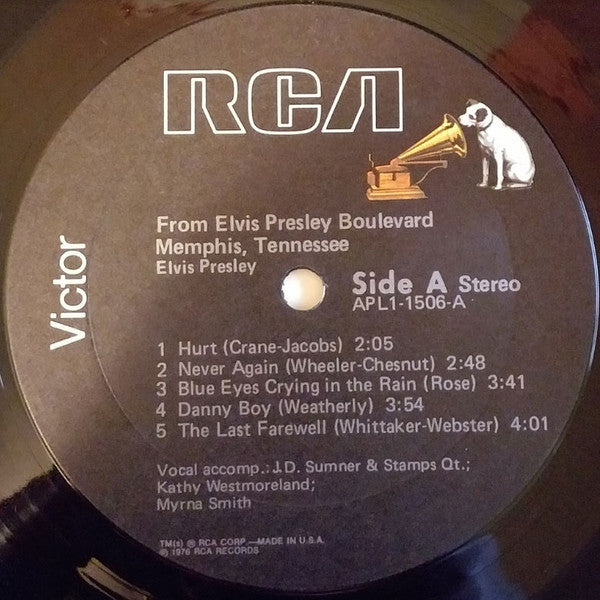 Elvis Presley : From Elvis Presley Boulevard, Memphis, Tennessee (LP, Album, RE, Bla)