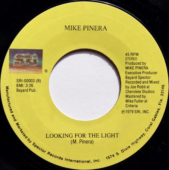 Mike Pinera : Goodnight My Love (7", Single)