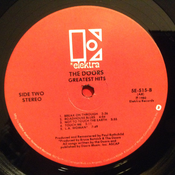 The Doors : Greatest Hits (LP, Comp, AR )