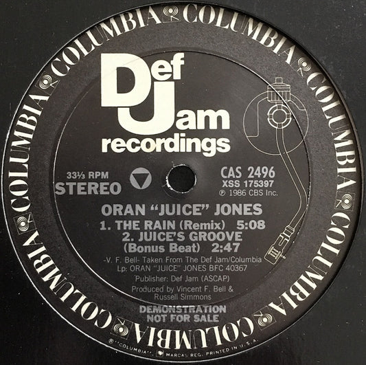 Oran "Juice" Jones* : The Rain (Remix) (12", Single, Promo)