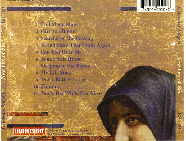 Grievous Angels : New City Of Sin (CD, Album)