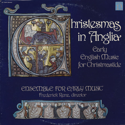 New York Ensemble For Early Music, Frederick Renz : Christesmas In Anglia (Early English Music For Christmastide) (LP)