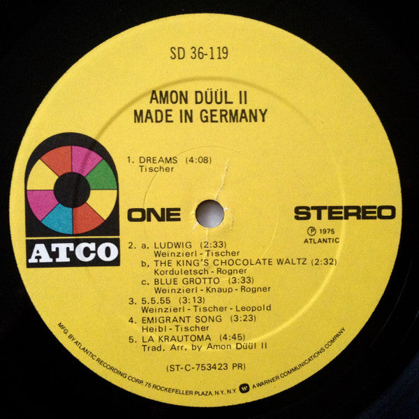 Amon Düül II : Made In Germany (LP, Album, PR)