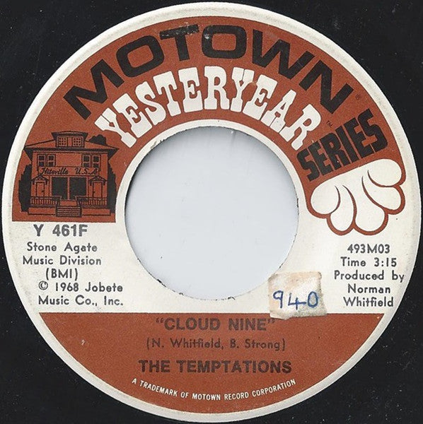 The Temptations : Cloud Nine / Runaway Child, Running Wild (7")