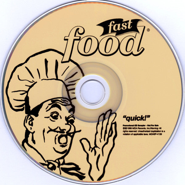 Various : Fast Food ("A Quick MCA Sampler") (CD, Promo, Smplr)
