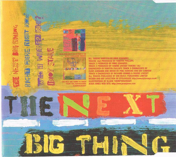 Jesus Jones : The Next Big Thing (CD, Single, CD1)