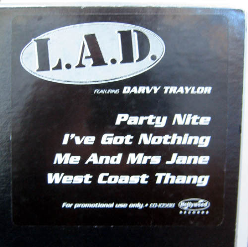 L.A.D. (2) Featuring Darvy Traylor : Ridin' Low (Album Sampler) (12", Promo, Smplr)