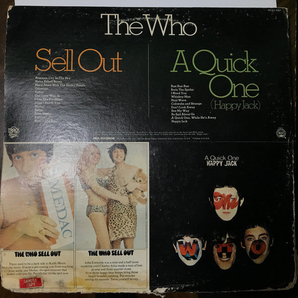 The Who : A Quick One (Happy Jack) / The Who Sell Out (2xLP, Comp, RE)
