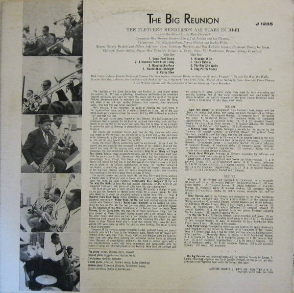 The Fletcher Henderson All Stars In Hi-Fi* Under The Direction Of Rex Stewart : The Big Reunion (LP, Album)
