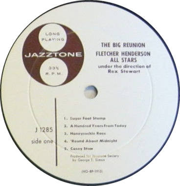 The Fletcher Henderson All Stars In Hi-Fi* Under The Direction Of Rex Stewart : The Big Reunion (LP, Album)
