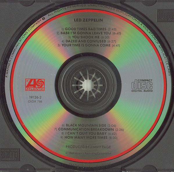 Led Zeppelin : Led Zeppelin (CD, Album, RE, Dig)