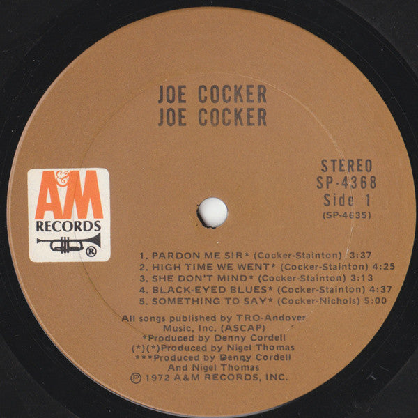 Joe Cocker : Joe Cocker (LP, Album, Ter)