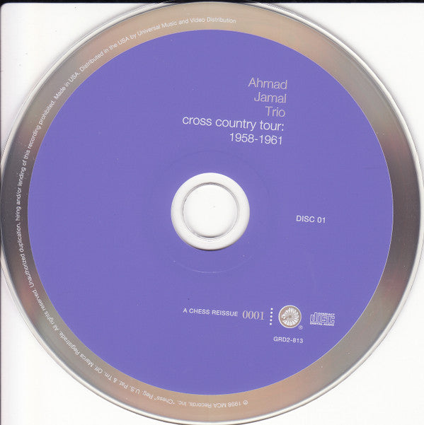 Ahmad Jamal Trio : Cross Country Tour: 1958-1961 (2xCD, Comp, RM)