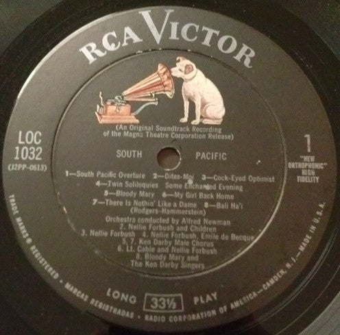 Rodgers & Hammerstein : South Pacific (LP, Album, Mono, RP, Ind)