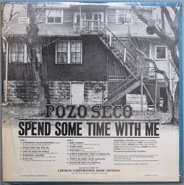 Pozo Seco : Spend Some Time With Me (LP, Album)