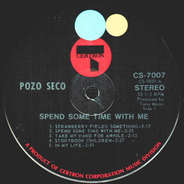 Pozo Seco : Spend Some Time With Me (LP, Album)