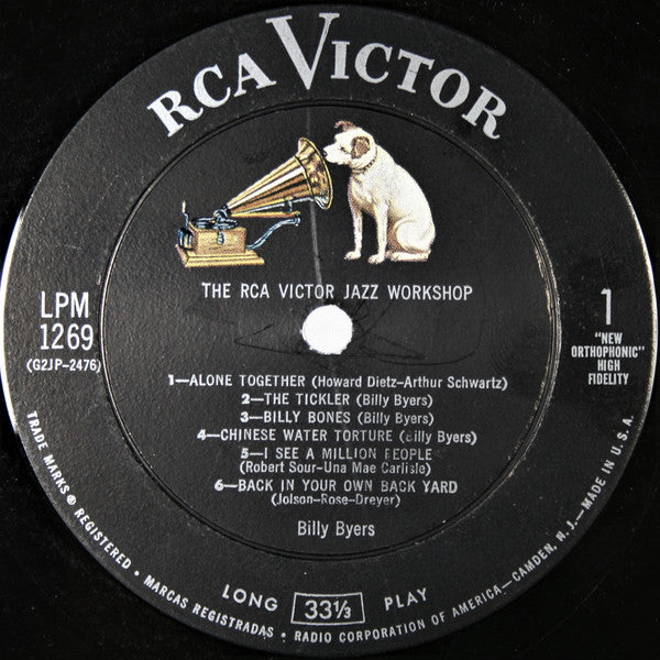 Billy Byers : The RCA Victor Jazz Workshop (LP, Album)