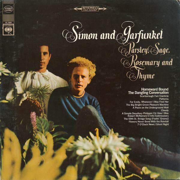 Simon & Garfunkel : Parsley, Sage, Rosemary And Thyme (LP, Album, RP)
