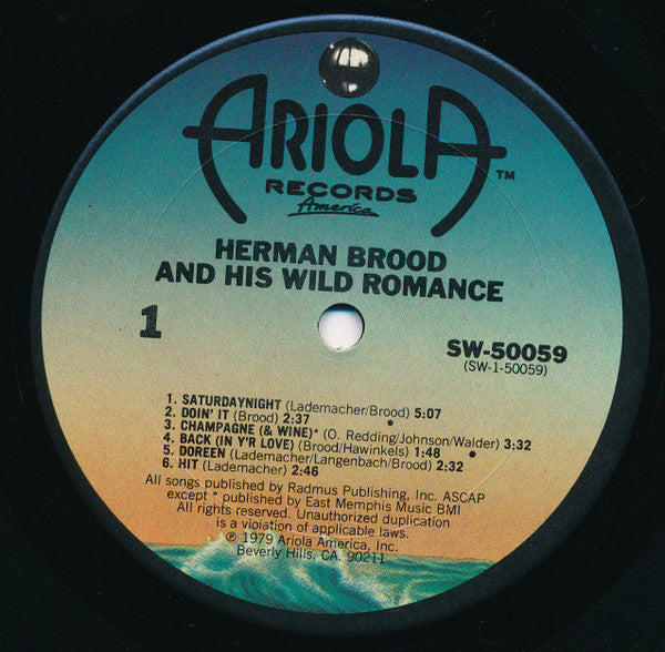 Herman Brood & His Wild Romance : Herman Brood & His Wild Romance (LP, Album)