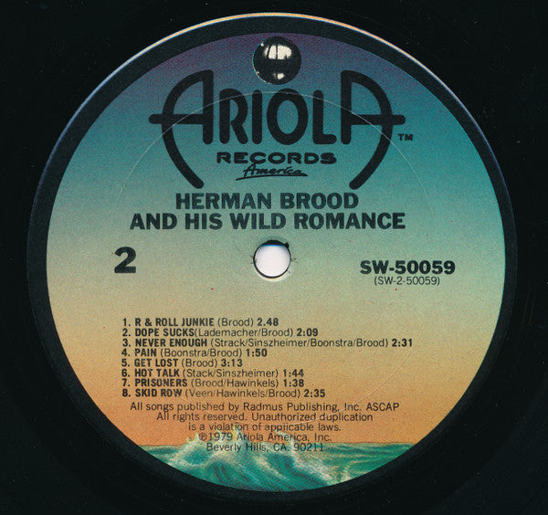 Herman Brood & His Wild Romance : Herman Brood & His Wild Romance (LP, Album)