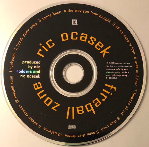Ric Ocasek : Fireball Zone (CD, Album)