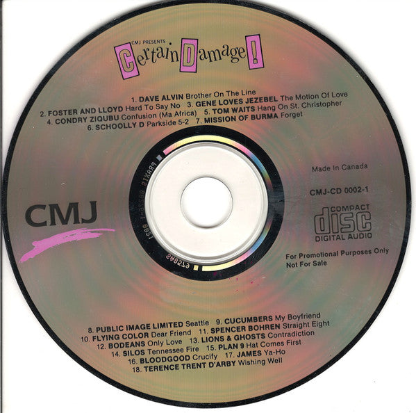 Various : CMJ Presents Certain Damage! - Volume 2 (2xCD, Comp, Promo)