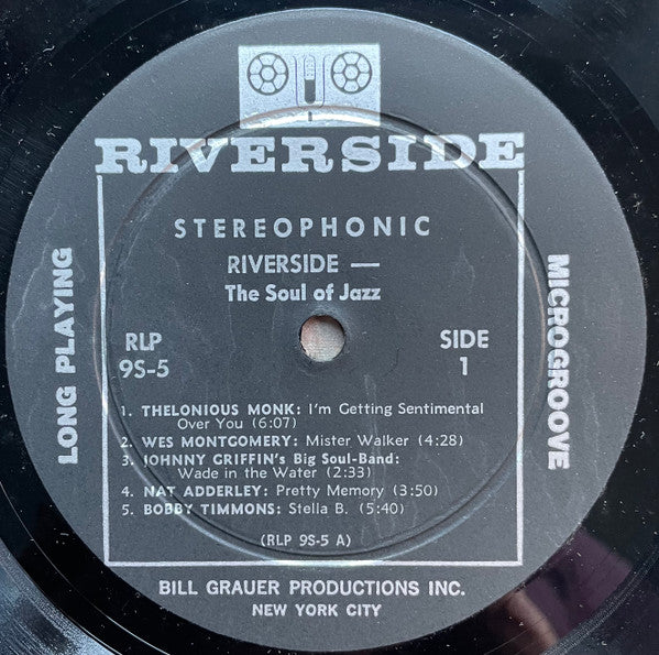 Various : Riverside - The Soul Of Jazz - 1961 (LP, Comp)