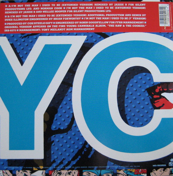 Fine Young Cannibals : I'm Not The Man I Used To Be (12", Single)