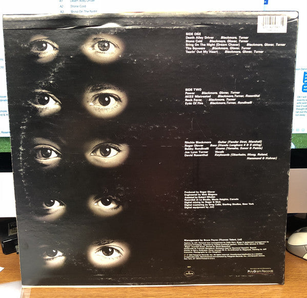 Rainbow : Straight Between The Eyes (LP, Album, RE, Hau)