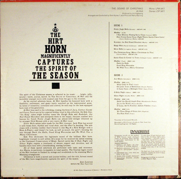 Al Hirt : The Sound Of Christmas (LP)