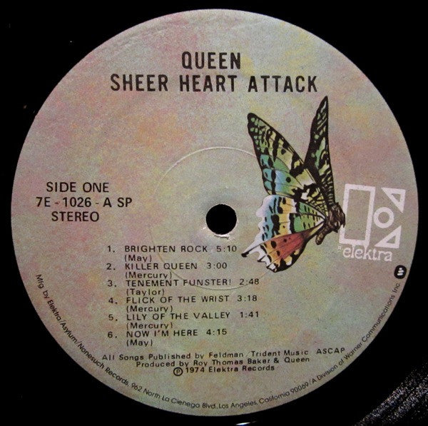 Queen : Sheer Heart Attack (LP, Album, RE, SP,)