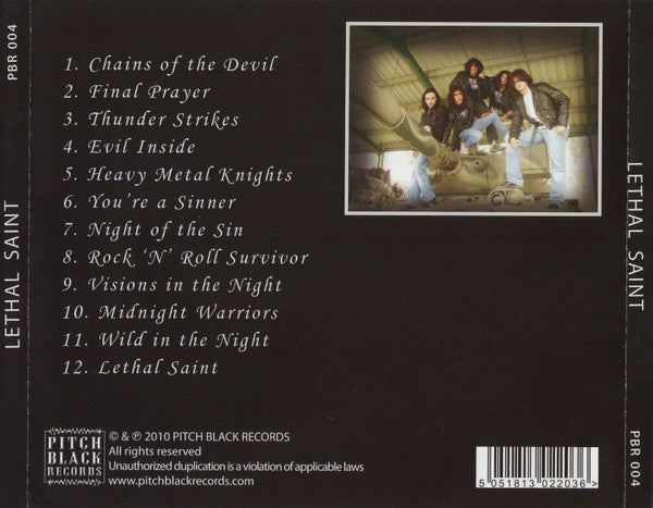 Lethal Saint : Lethal Saint (CD, Album)