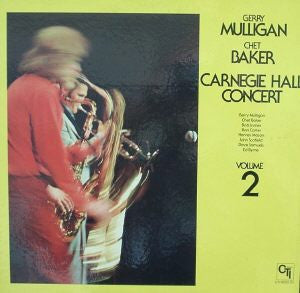 Gerry Mulligan / Chet Baker : Carnegie Hall Concert Volume 2 (LP, Album, Promo)