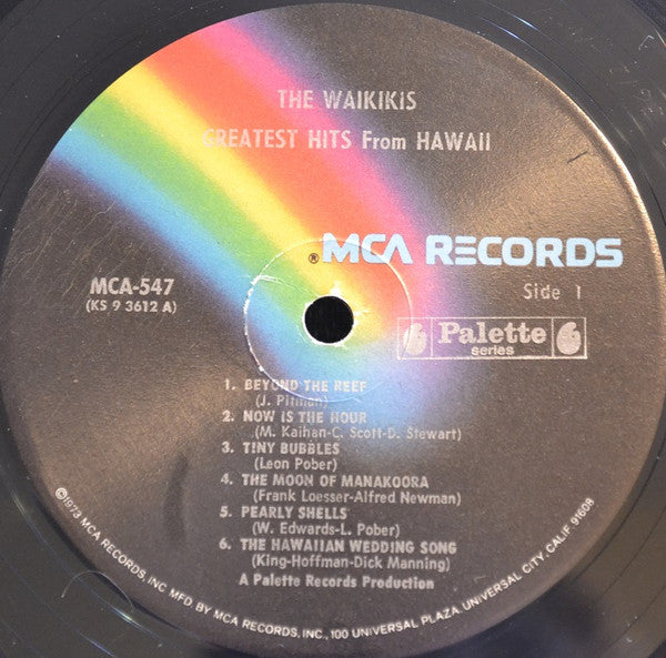 The Waikiki's : Greatest Hits From Hawaii (Instrumentals) (LP)