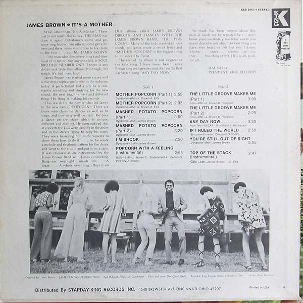 James Brown : It's A Mother (LP, Album, Ter)