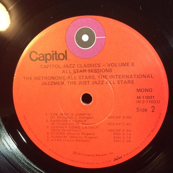 Various : All Star Sessions (LP, Comp, Mono, Red)