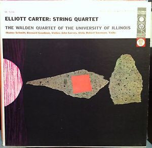 Elliott Carter - The Walden String Quartet : String Quartet (LP, Album, Mono)