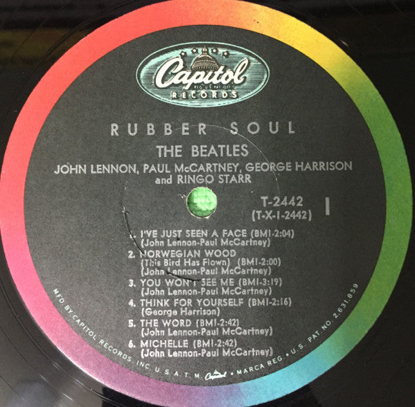 The Beatles : Rubber Soul (LP, Album, Mono)