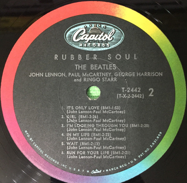 The Beatles : Rubber Soul (LP, Album, Mono)