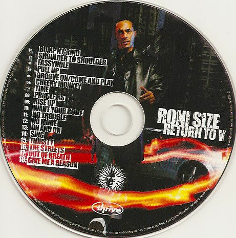 Roni Size : Return To V (CD, Mixed)
