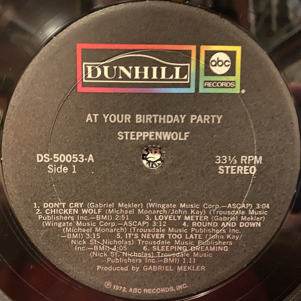 Steppenwolf : At Your Birthday Party (LP, Album, RE, Non)