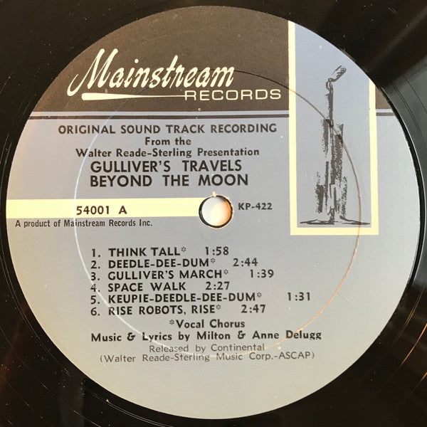 Milton DeLugg & Anne DeLugg : Gulliver's Travels Beyond The Moon (LP, Album, Mono)