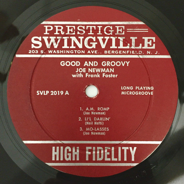 Joe Newman With Frank Foster : Good 'n' Groovy (LP, Album, Mono)